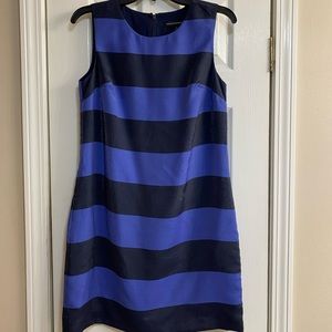 Banana Republic black and blue sheath dress size 4